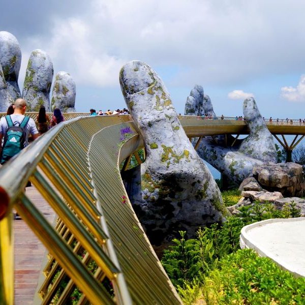 the golden bridge in danang - Vietnam tour package