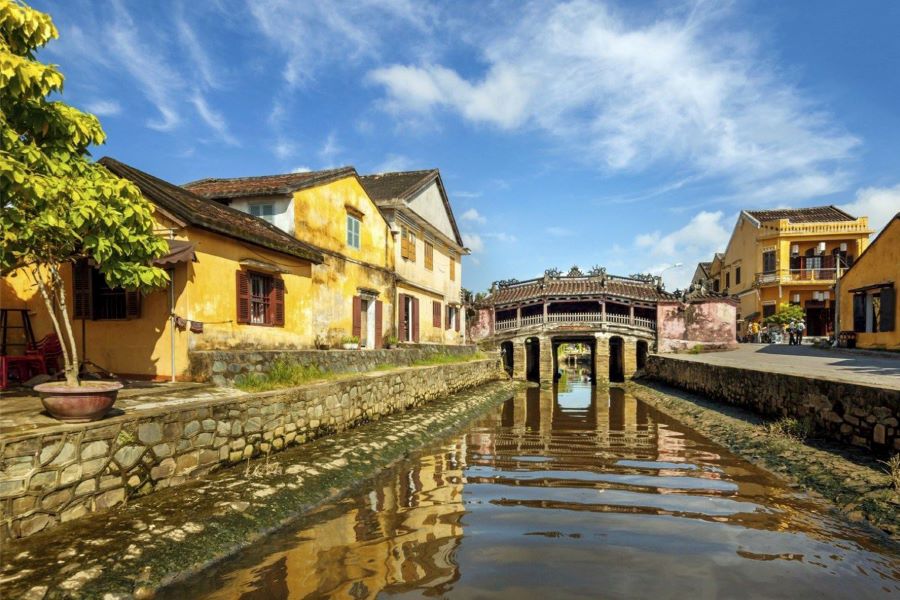 the japanese covered bridge - Vietnam tour package