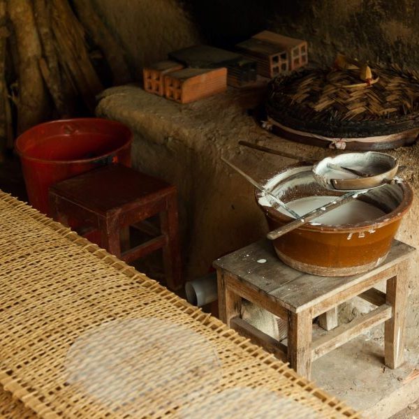 the kitchen inside cu chi tunnels - Vietnam tour package