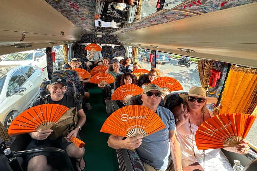 vietnam 21 day itinearary - private transport