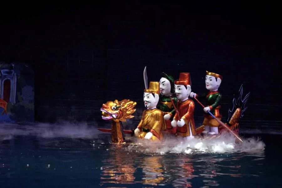 water puppet show in hanoi - Vietnam tour package