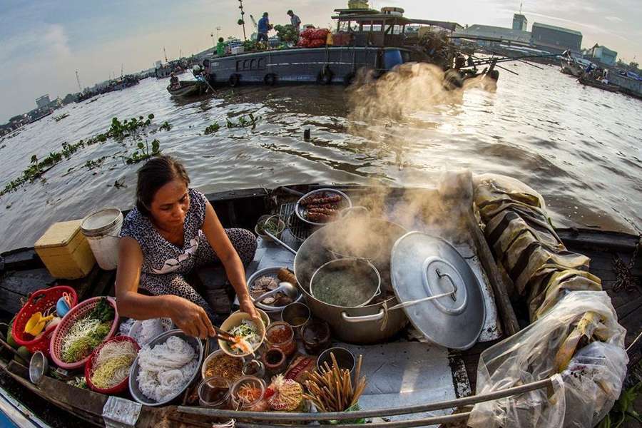 Cai Rang Floating Market,Vietnam - Multi country tour