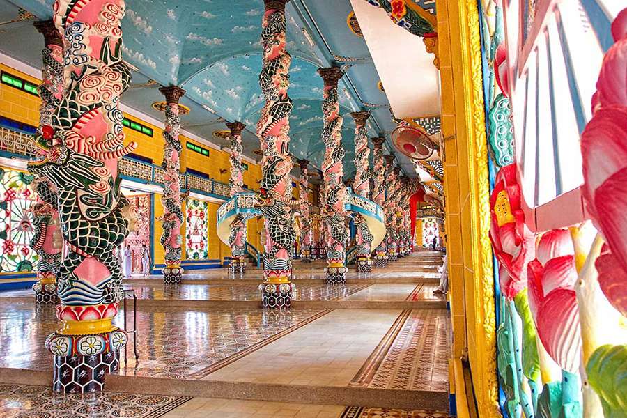 Cao Dai Temple in Tay Ninh - Ho Chi Minh City tours
