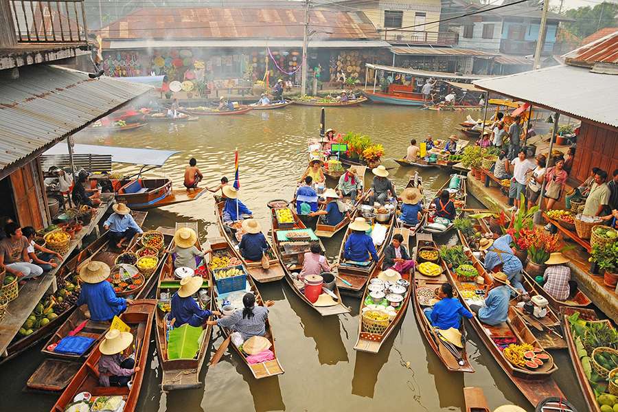 Damnoen Saduak Floating Market, Bangkok