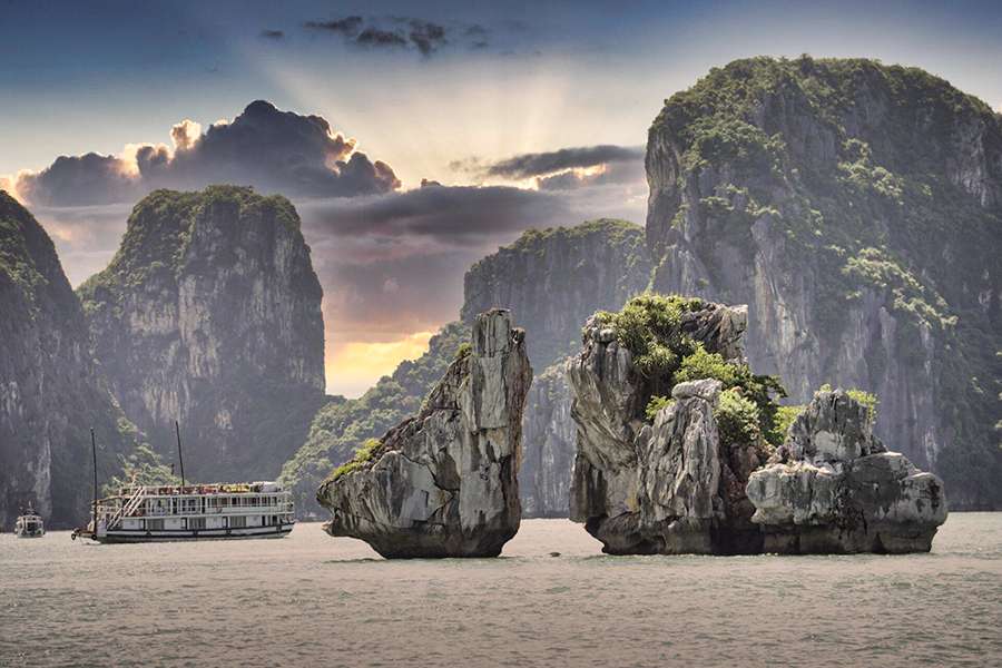 Fighting Cock Islet, Halong Bay - Multi country tour