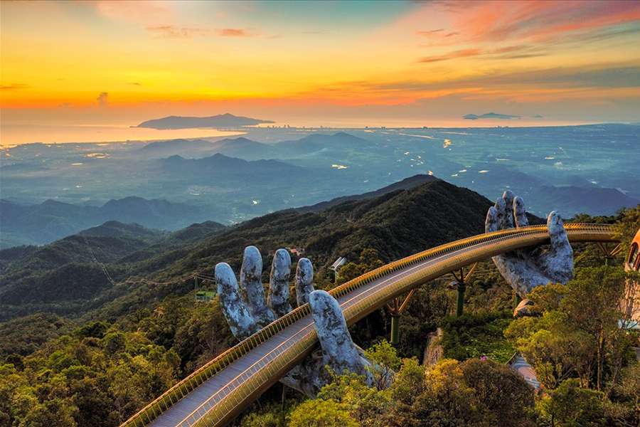 Golden Bridge in Danang - Vietnam tour package