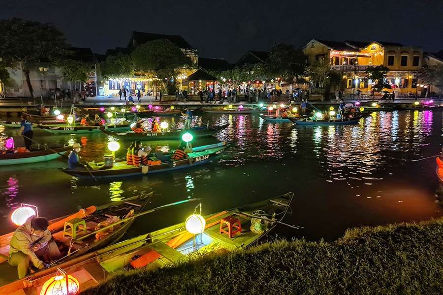 Hoi An Ancient Town at night - Multi country tour
