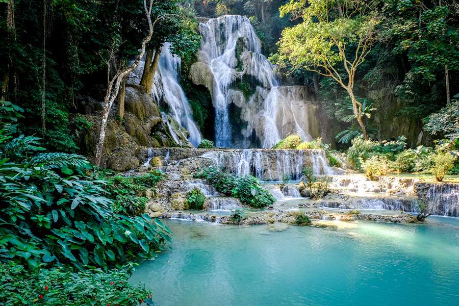 Kuang Si waterfall - Multi country tour