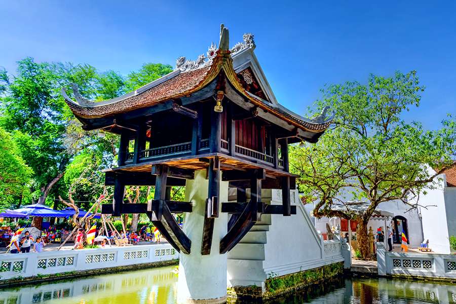 One Pillar Pagoda, Vietnam - Multi country tour