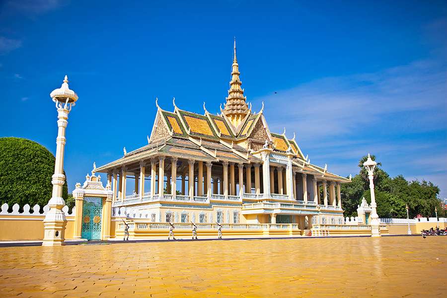 Royal Palace in Phnom Penh - Multi country tour