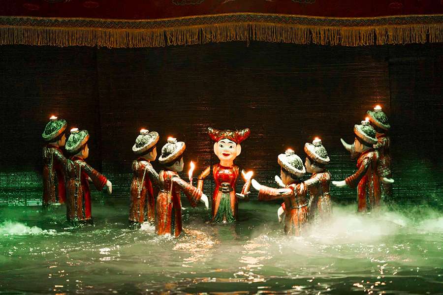Water Puppet Show - Vietnam tour package