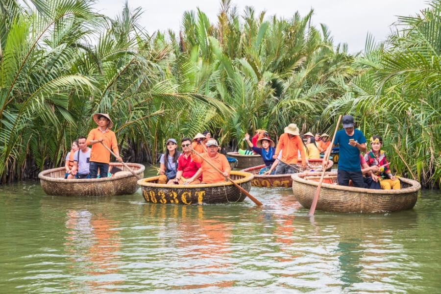 Hoi An Eco-tour boat - Vietnam family tour