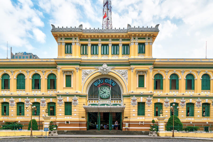 Saigon Central Post Office - Multi country tour