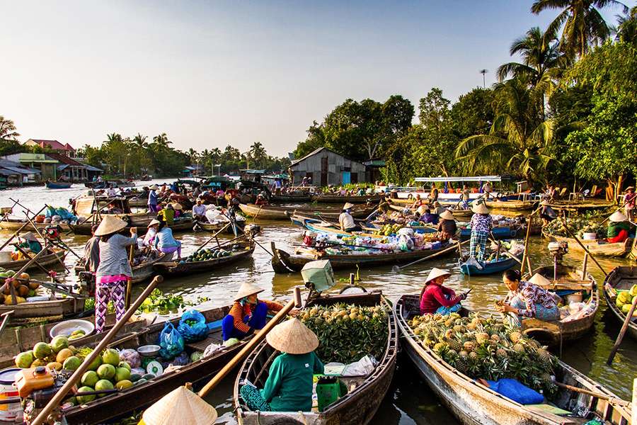 Cai Rang Floating Market - Multi country tour