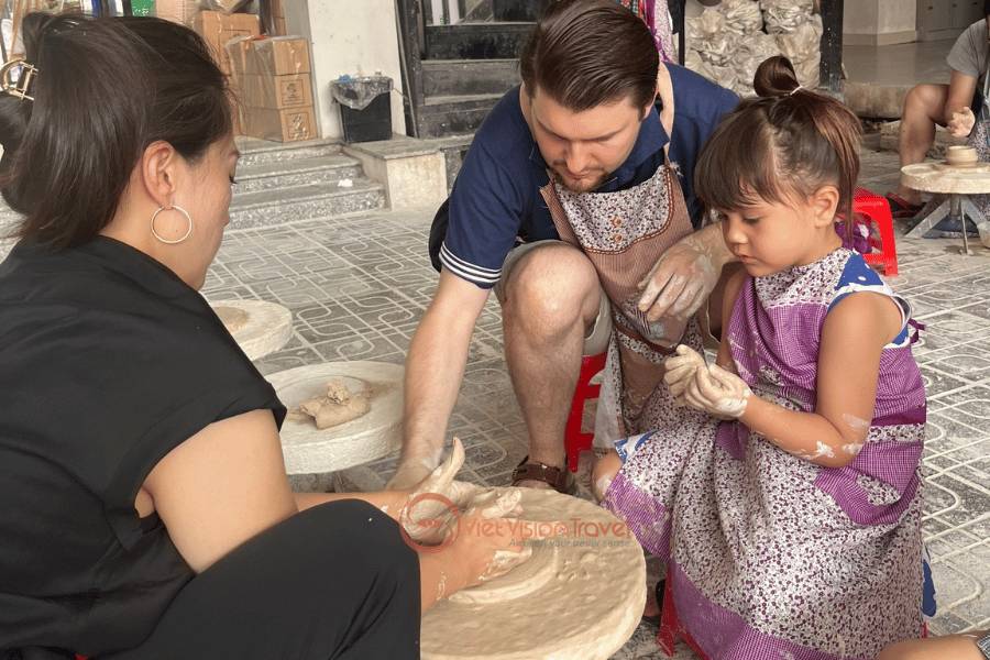 bat trang village with vietnam tour company