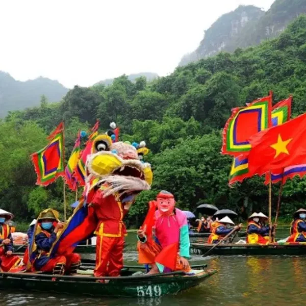 visiting trang an - vietnam classic tours