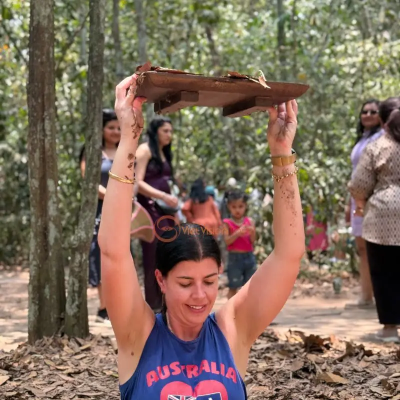 Local tour operators in Vietnam provide cu chi tunnel experience