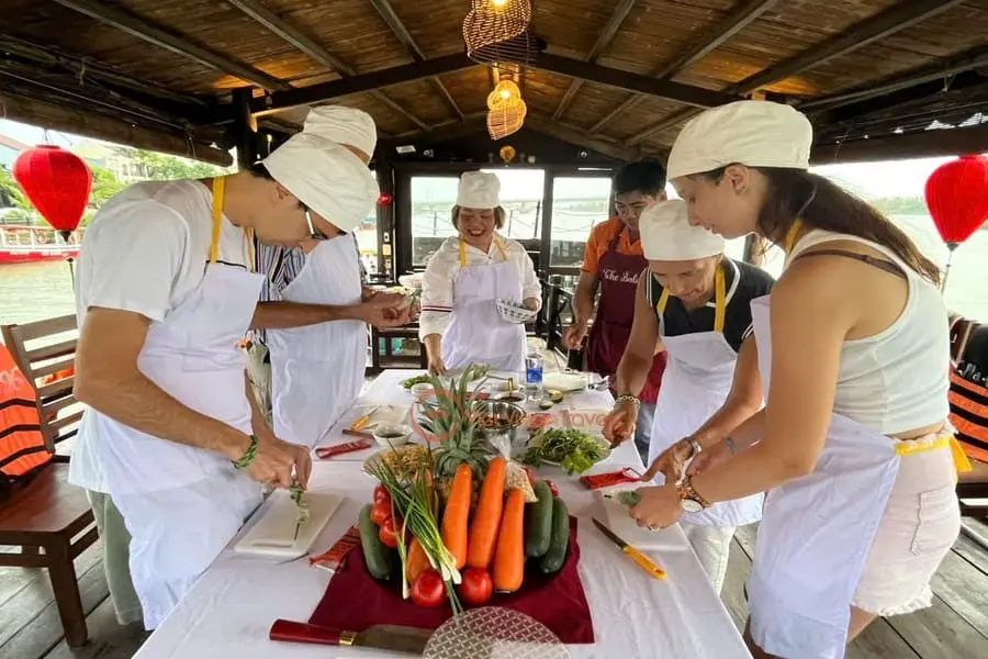 Vietnam local tour package includes traditional cooking class with local chefs
