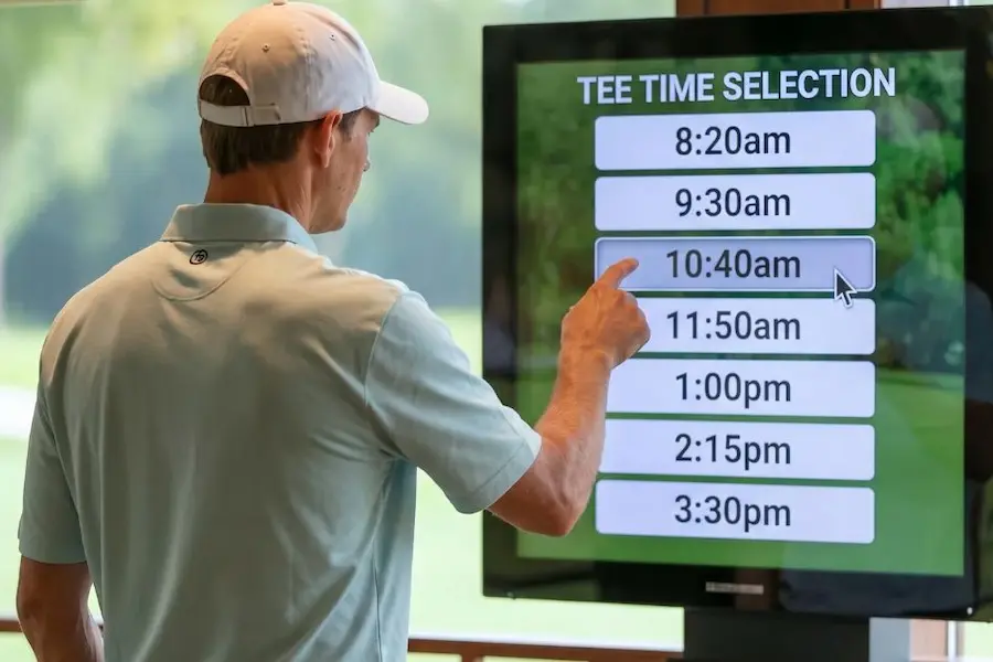 Book Tee Times in Advance